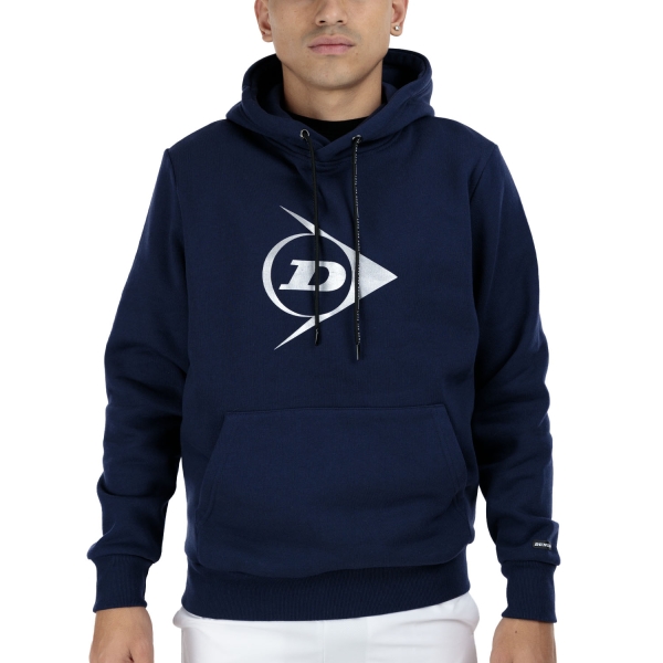 Men's Padel Shirt and Hoody Dunlop Essentials Basic Hoodie  Navy 880348