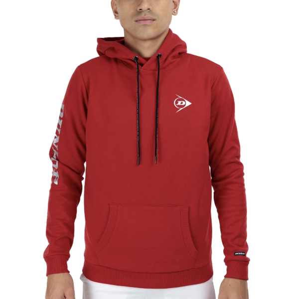Men's Padel Shirt and Hoody Dunlop Essentials Hoodie  Dark Red 880352