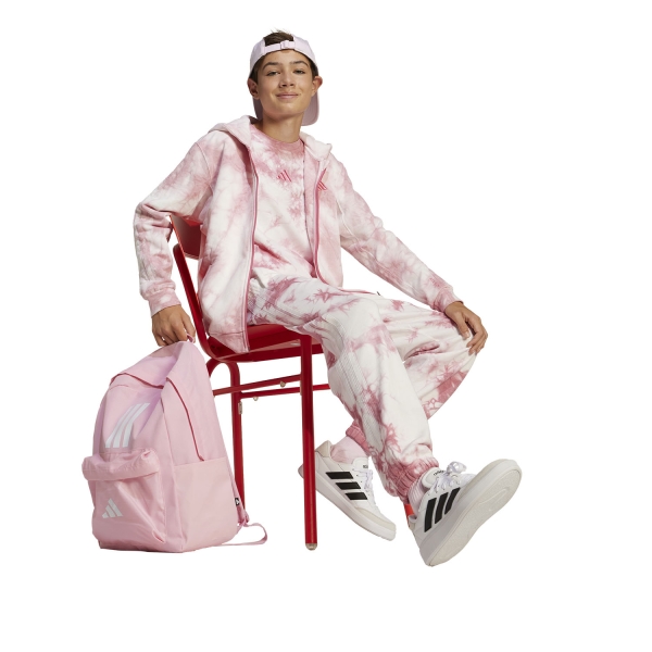 adidas Classic Three Stripes Backpack Junior - True Pink/White