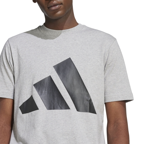 adidas Essentials Maglietta - Medium Grey Heather/Black