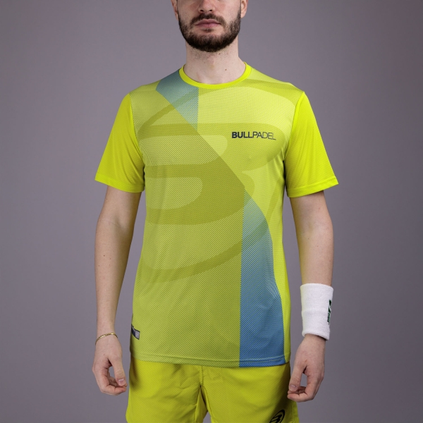 Camiseta Padel Hombre Bullpadel Brumo Camiseta Lime 473943420