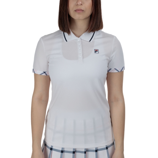Camiseta y Polo Padel Mujer Fila Zea Polo  White FBL251218001