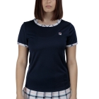 Fila Yamila Camiseta - Navy/Check Comb Fila Yamila Camiseta - Navy/Check Comb