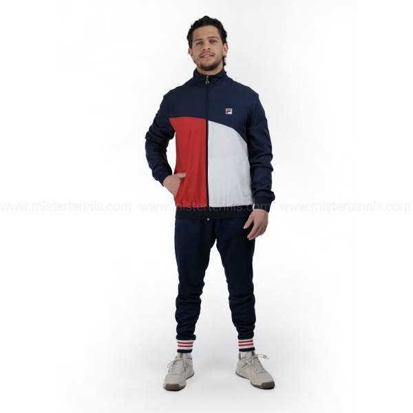 Fila Marcus Chaqueta - Navy/Red Comb