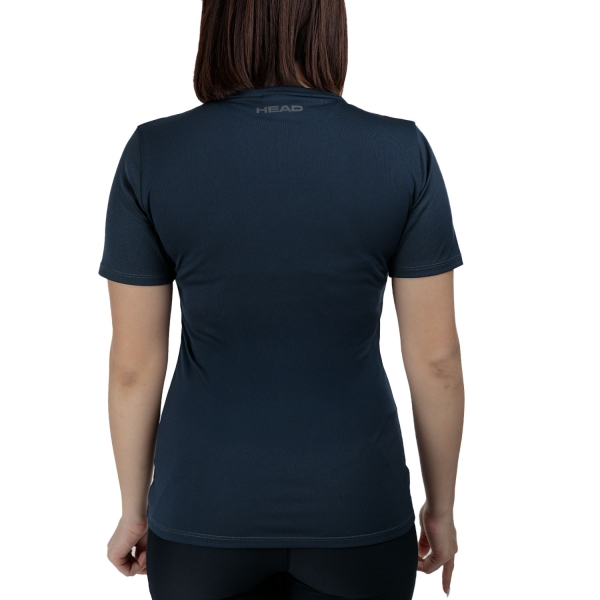 HEAD Club 25 Tech Logo Maglietta - Navy