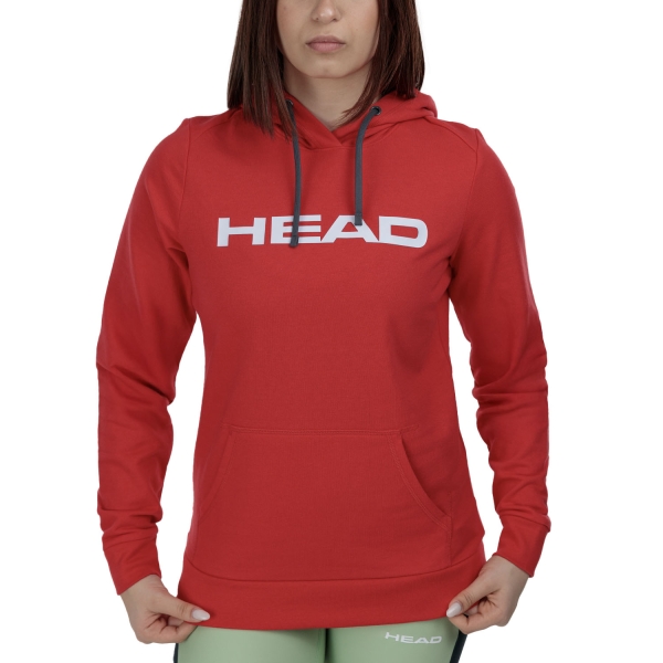 Maglie e Felpe Padel Donna HEAD Club Original Felpa  Red 814825RD