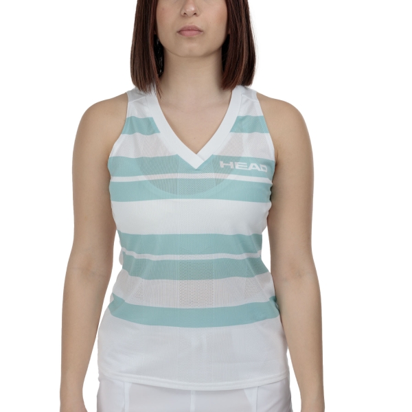 Canotta Padel Donna HEAD Performance Canotta  Print Perf M/Aqua 814025XPAQ