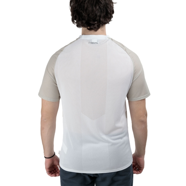 HEAD Performance Camiseta - Print Perf M/Willow Grey
