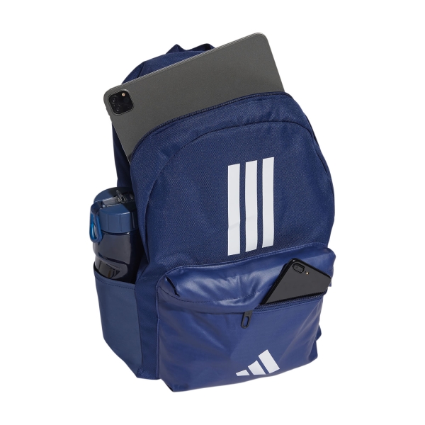 adidas Classic Three Stripes Backpack Junior - Dark Blue/White