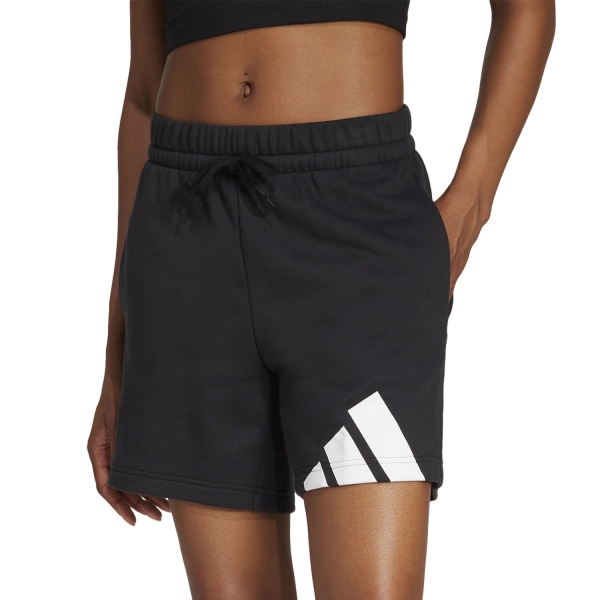 Falda y Shorts Padel Mujer adidas Essentials 5.5in Shorts  Black/White JC6262