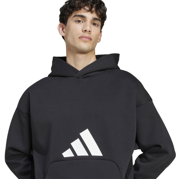 adidas Future Icons Three Bar Logo Sudadera - Black