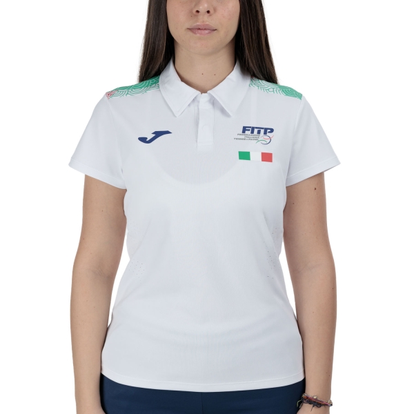 Camiseta y Polo Padel Mujer Joma FITP Polo  White SW90701C0101