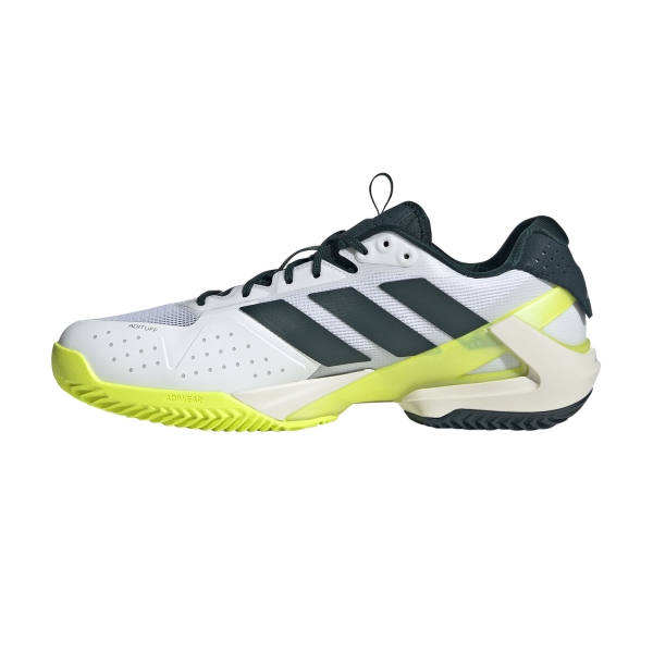 adidas ADIZERO Ubersonic 5 Clay - Aurora Ivy/FTWR White