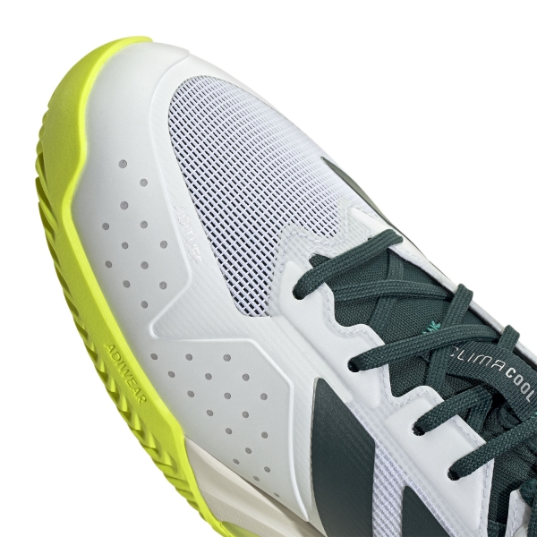 adidas ADIZERO Ubersonic 5 Clay - Aurora Ivy/FTWR White