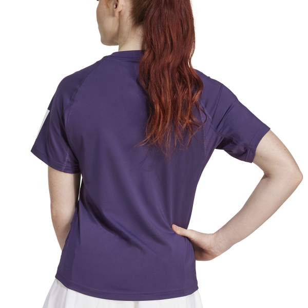 adidas Club 3 Stripes Camiseta - Aurora Plum