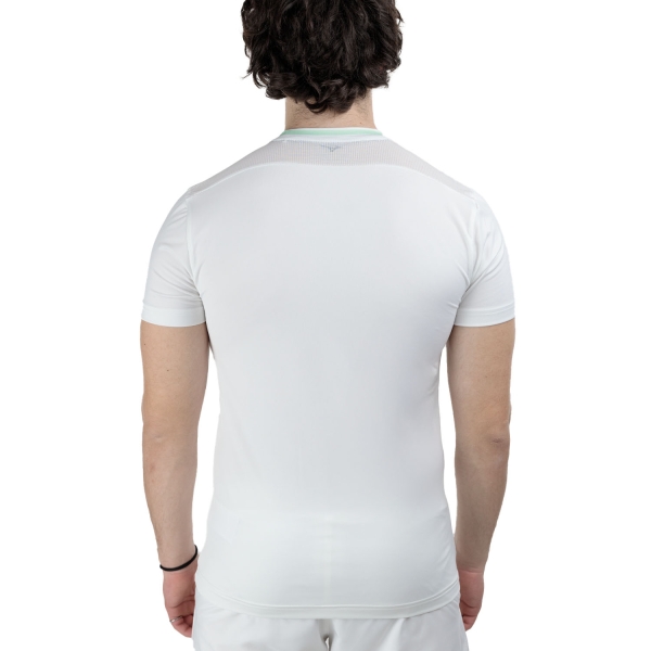 Mizuno Frontier Shadow Graphic Camiseta - White/Neomint