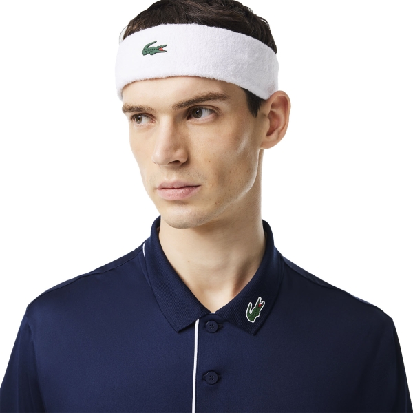 Lacoste Logo Banda - Blanc