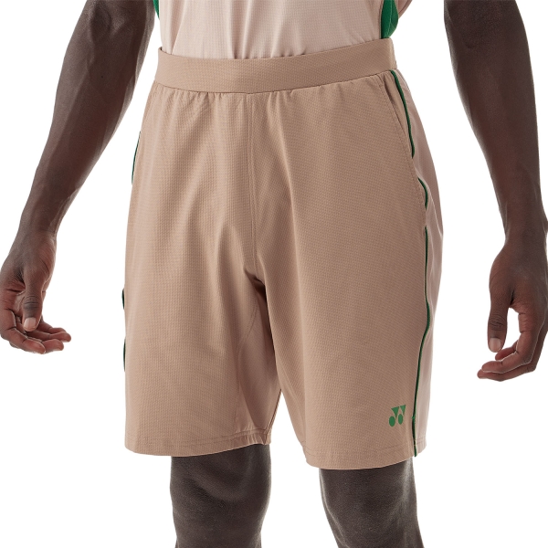 Shorts Padel Hombre Yonex Tournament Tour 8.5in Shorts  Mist Brown TWM15199MB