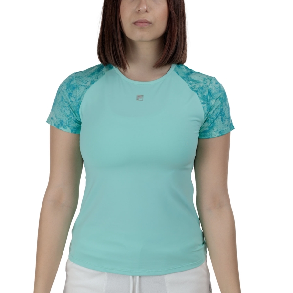 Camiseta y Polo Padel Mujer Fila Beatrice Camiseta  Ice Green/Print Comb XCL2513330430
