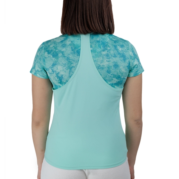 Fila Beatrice Camiseta - Ice Green/Print Comb