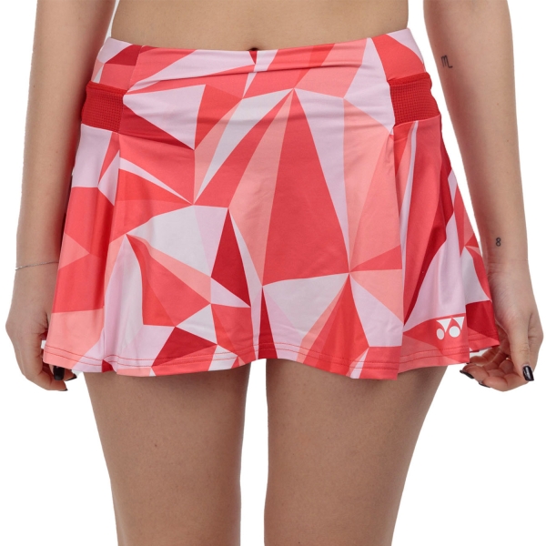 Falda y Shorts Padel Mujer Yonex Performance Graphic Falda  Tango Red TWL26146TR