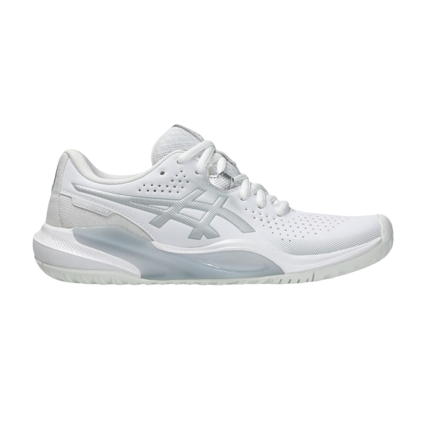 Women's Padel Shoes ASICS Gel Challenger 15  White/Pure Silver 1042A294101