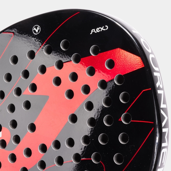 Joma Tournament Flex 2.0 Padel - Black/Red