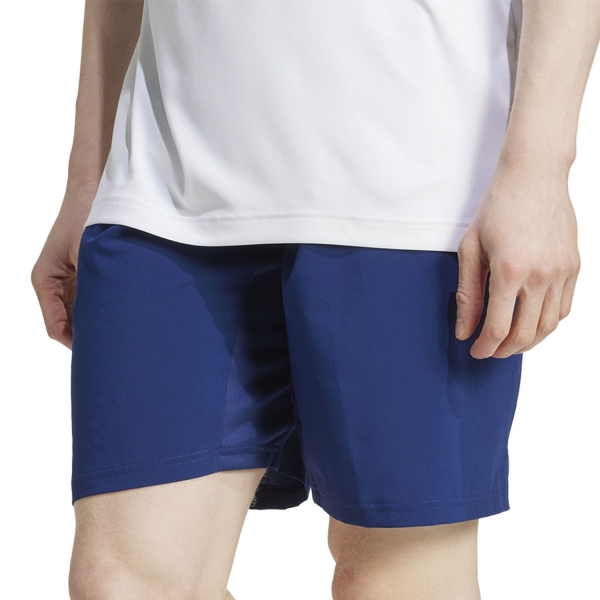 Shorts Padel Hombre adidas Club Climacool Logo 7in Shorts  Dark Blue JN9005