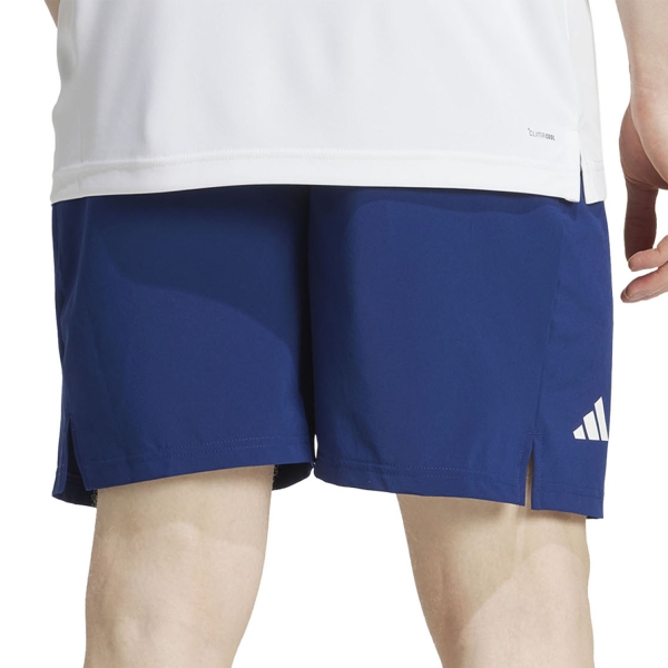 adidas Club Climacool Logo 7in Shorts - Dark Blue