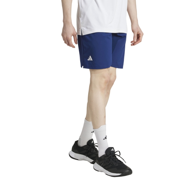 adidas Club Climacool Logo 7in Shorts - Dark Blue