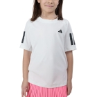 adidas Club Logo T-Shirt Girls - White adidas Club Logo T-Shirt Girls - White