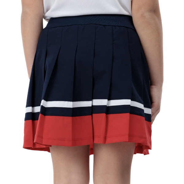 Fila Sabine Skirt Girl - Navy/Red Comb