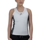 HEAD Club Top Niña - Navy/White