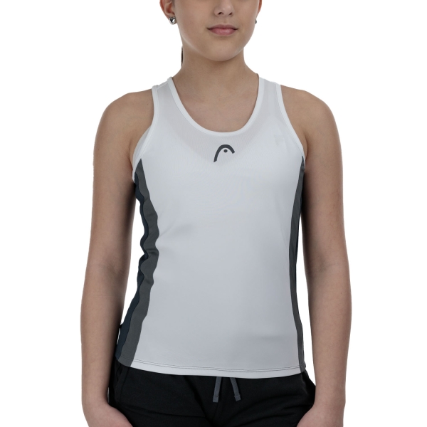 Top y Camisas Padel Niña HEAD Club Top Nina  Navy/White 816735NVWH