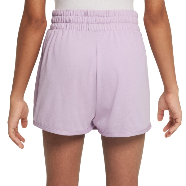 Nike Dri-FIT 2in Shorts Niña - Doll/White