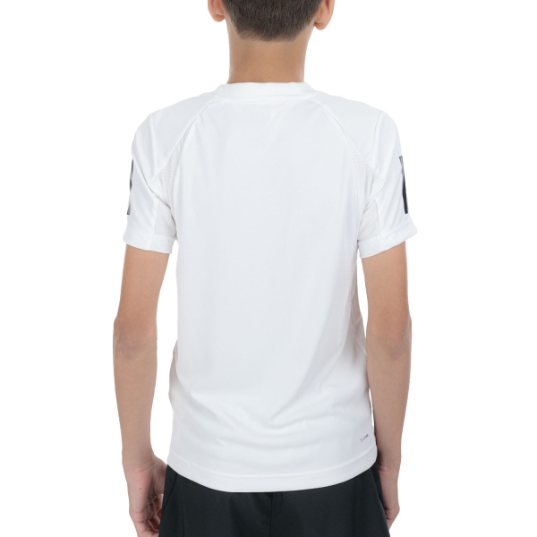 adidas Club 3 Stripes Logo T-Shirt Boy - White