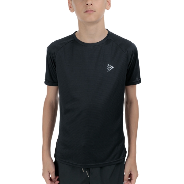 Polo y Camiseta Padel Niño Dunlop Club Camiseta Nino  Black 880403