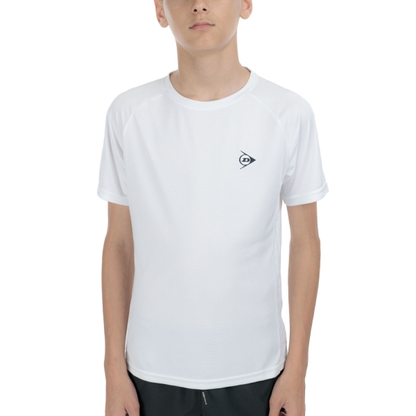 Polo y Camiseta Padel Niño Dunlop Club Camiseta Nino  White 880400