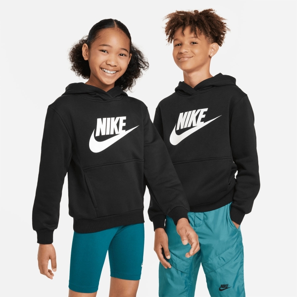 Nike Club Pro Felpa Bambini - Black/White