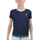Fila Elias Maglietta Bambino - Navy/White Fila Elias Maglietta Bambino - Navy/White