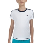 Fila Elias Maglietta Bambino - White/Navy Fila Elias Maglietta Bambino - White/Navy