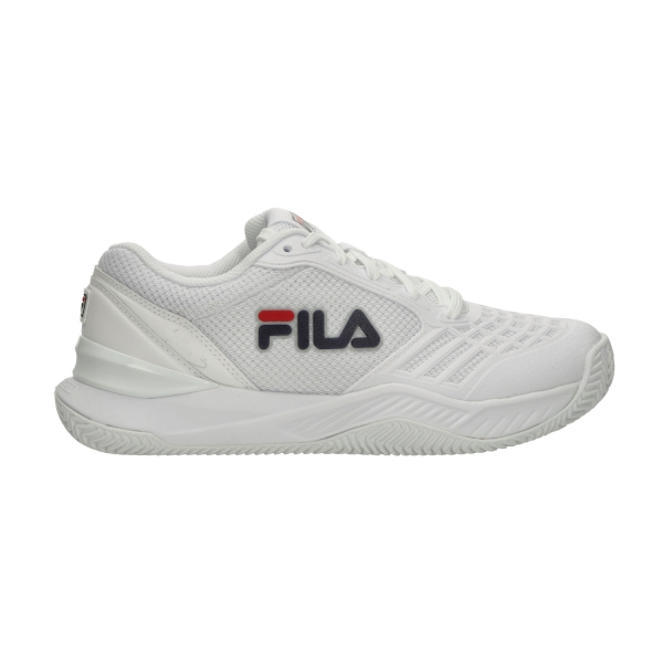 Women's Padel Shoes Fila Axilus 3 Clay  White/Navy/Red FTW25121001