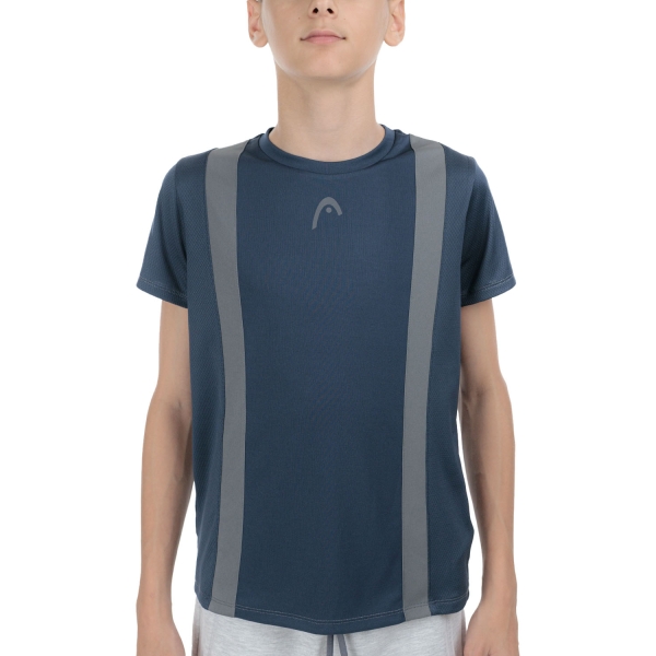 Polo y Camiseta Padel Niño HEAD Club Tech Camiseta Nino  Navy 816765NV