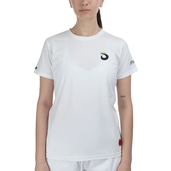 Camiseta y Polo Padel Mujer LOK Glacier A1 Camiseta  White LOLA1DB5W11