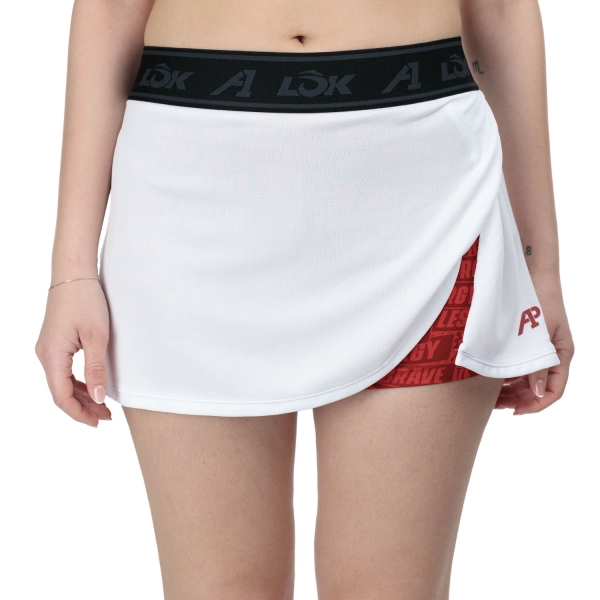 Falda y Shorts Padel Mujer LOK Bighorn A1 Falda  White LOLA1KA2W11