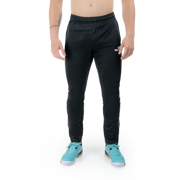 Pant y Tights Padel Hombre Joma Championship VIII Pantalones  Black/White 104281.102