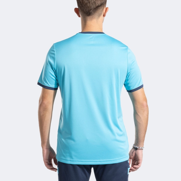 Joma Combi Premium Camiseta - Fluor Turquoise/Dark Navy