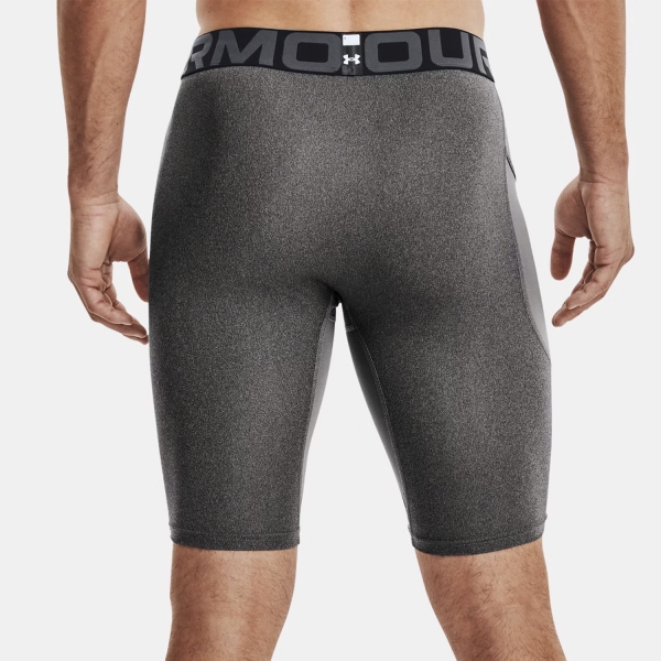 Under Armour HeatGear Pro Mallas Cortas - Carbon Heather/Black