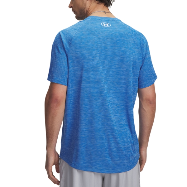 Under Armour Textured Camiseta - Blue Atlantis/White