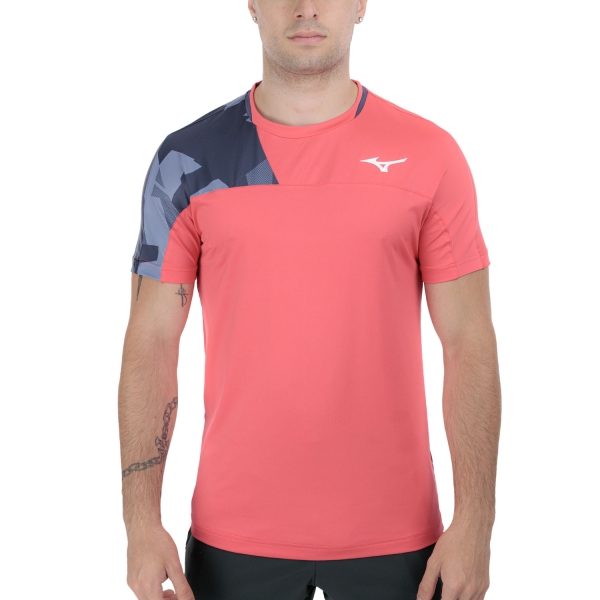 Camiseta Padel Hombre Mizuno Daybreakers Shadow Camiseta  Vibrant Red 62GAC50066